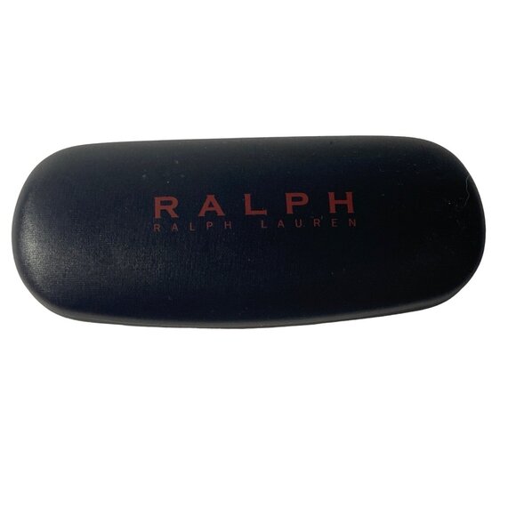 RALPH LAUREN EYEGLASSES SUNGLASSES EYEWEAR HARD BLACK CLAMSHELL CASE ONLY - Picture 1 of 8